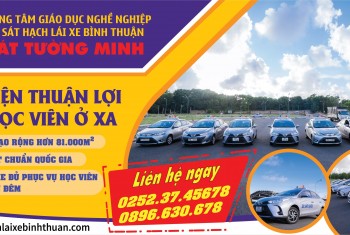 Khuôn viên Trung Tâm đạt chuẩn, phù hợp cho Học Viên ở xa