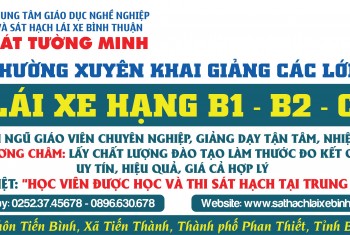 Trung Tâm khai giảng liên tục các hạng B1,B2,C