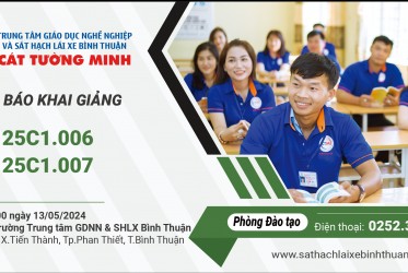 THÔNG BÁO KHAI GIẢNG ngày 13-05-2025
