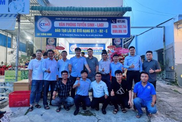 Trung tâm Giáo dục nghề nghiệp và Sát hạch lái xe Bình Thuận – Cát Tường Minh khai trương văn phòng tuyển sinh LaGi - Bình Thuận